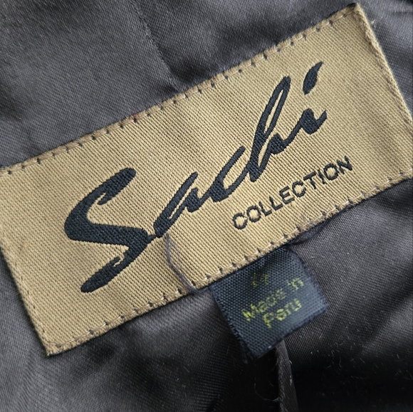 Chocolate Sachi Alpaca Suri Wool Coat EUC - Picture 14 of 15